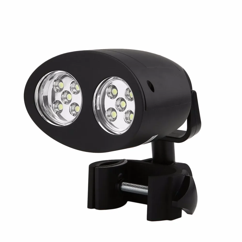 

Adjustable 10 LED BBQ Grill Barbecue Light Outdoor Handle Mount Clip Camp Lights Waterproof Heat Resistance Lamp With Screw New