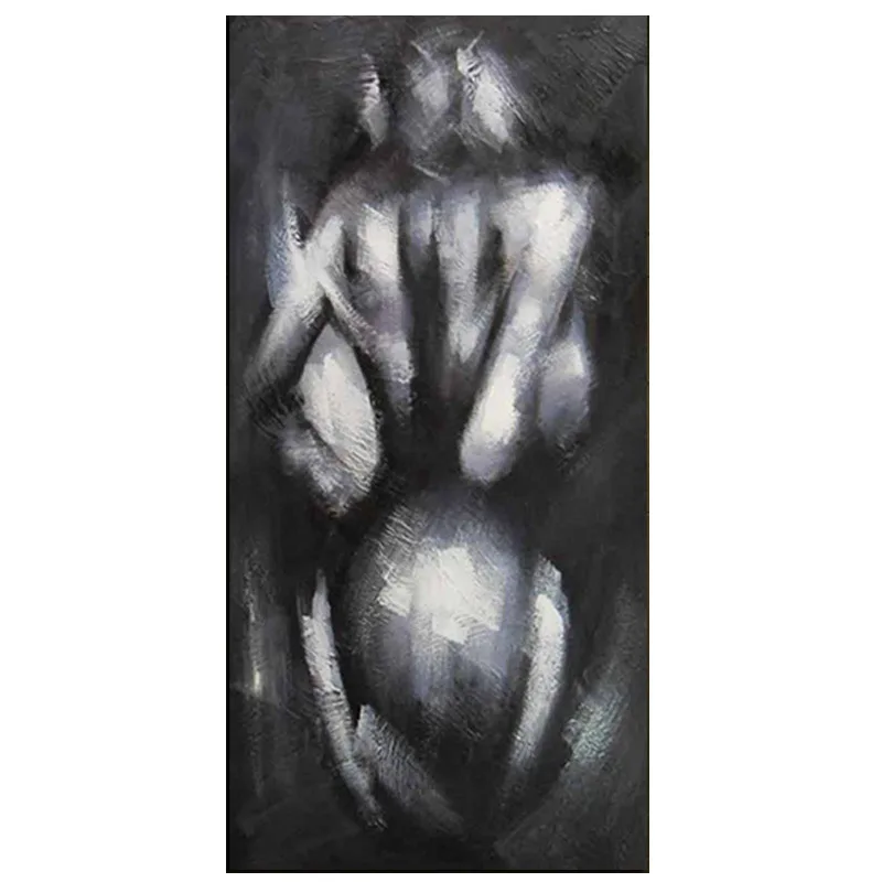 

Handmade Sexy Nude Women Backside Portrait Abstract Oil Painting Make Love Handmade on Canvas Home Decor Picture