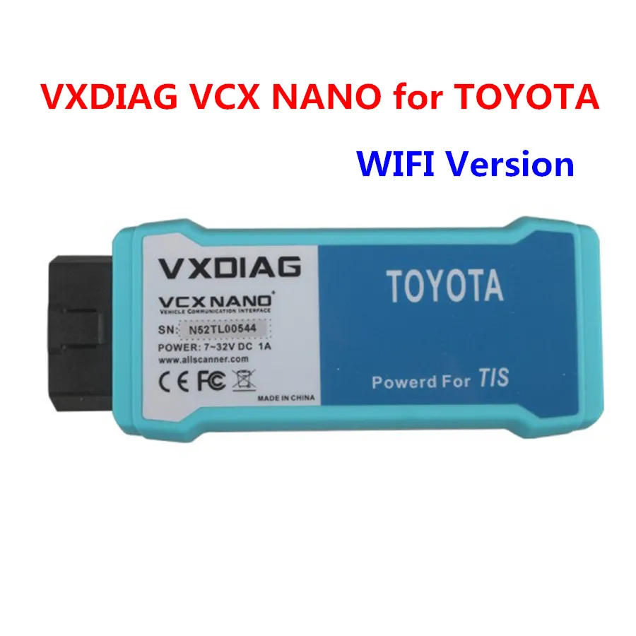 VXDIAG VCX NANO V10.30.029 Wifi версия с многоязычным диагностическим инструментом