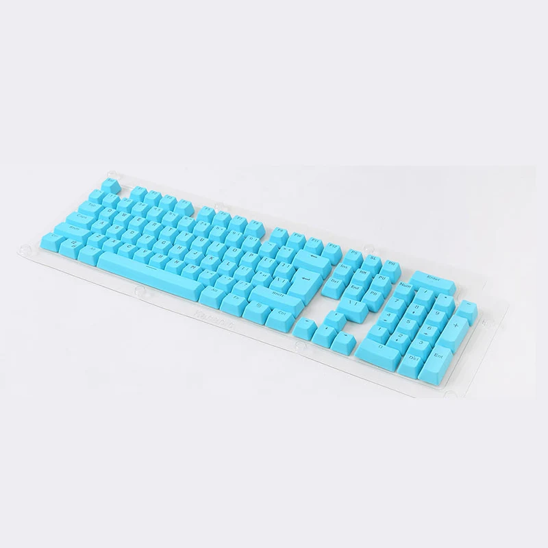 [HFSECURITY] 104 клавиша PBT механическая клавиатура с красочной подсветкой для Cherry MX переключатели игровая механическая клавиатура - Цвет: Sky Blue