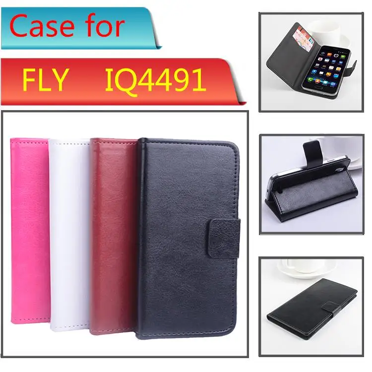 Флип Leathter чехол для FLY IQ4413 IQ4601 IQ4406 IQ4412 IQ455 IQ4491 IQ457 телефон Сумки Чехол IQ4501 защиты coque