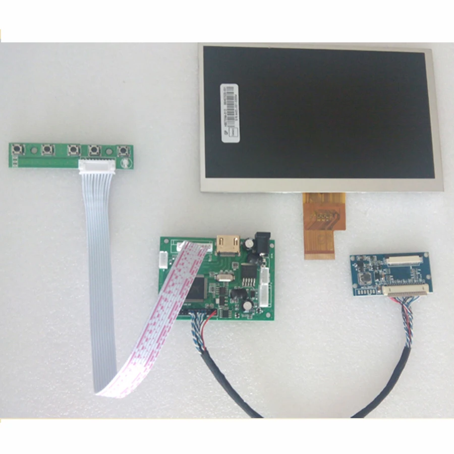 7 дюймов 1024*600 HDMI ЖК дисплей Дисплей для Windows с драйвер платы + кнопочной панели DIY