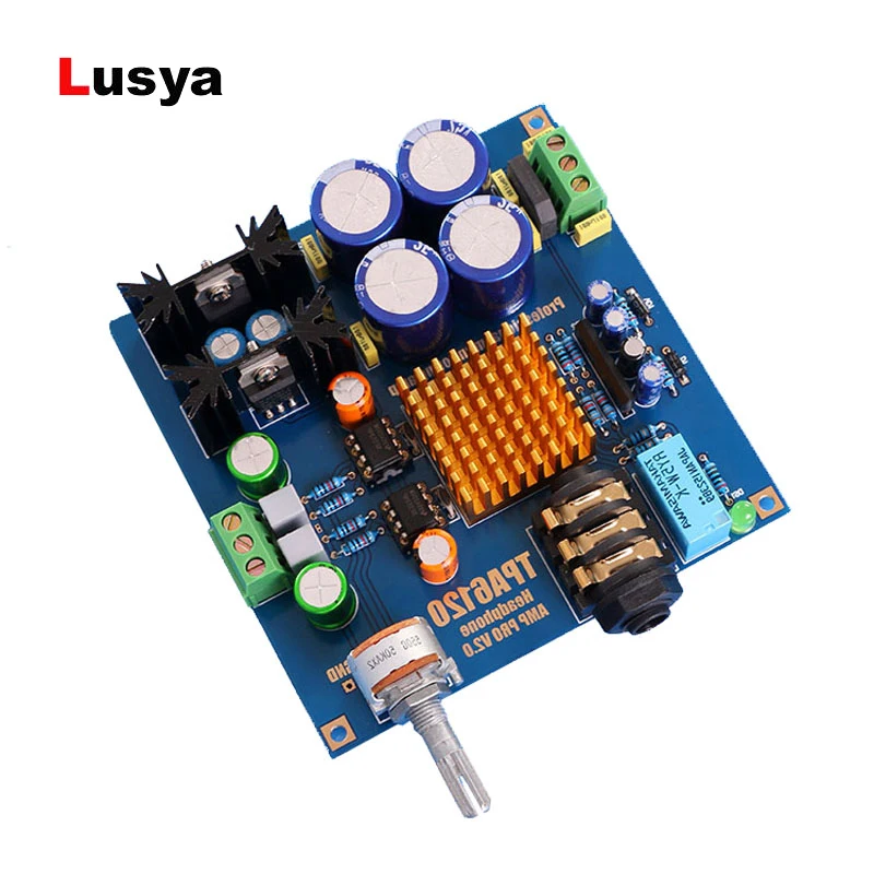 TPA6120 HiFi Headphone Amplifier Board Amplificador TPA6120A2 Headphone Amplifier DIY KITS and Assembled