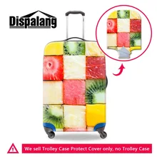 Dispalang водостойкий багажный Чехол узоры милые фрукты 3D принт чемодан защитный конфеты Эластичный Защита багажа 18-30 дюймов