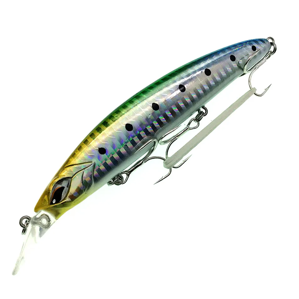 Isca de Pesca Noeby Novo Flutuante Minnow 19g - 110mm Cores Profundidade 0-1.0m Artificial Isca 3d Olhos Pesca Equipamento 4 Pçs 9497 9 Noeby 4 pçs novo 9497 flutuante minnow