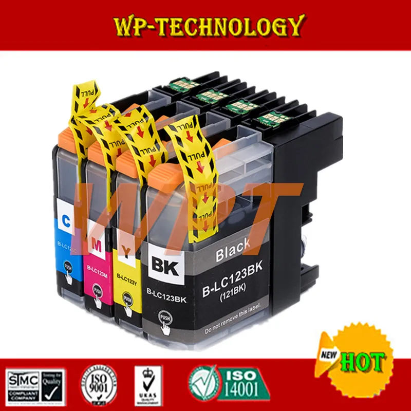 

Compatible Ink Cartridge for Brother LC123 LC121 For Brother DCP-J552DW/J752DW/J132W/J152W/J172W MFC-J470DW/J650DW/J870DW