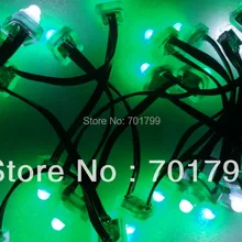 DC5V 50 узлов TLS3001 пиксель света; IP68 Номинальная; 4096 Серая шкала; все черный провод; заполнение эпоксидной смолой