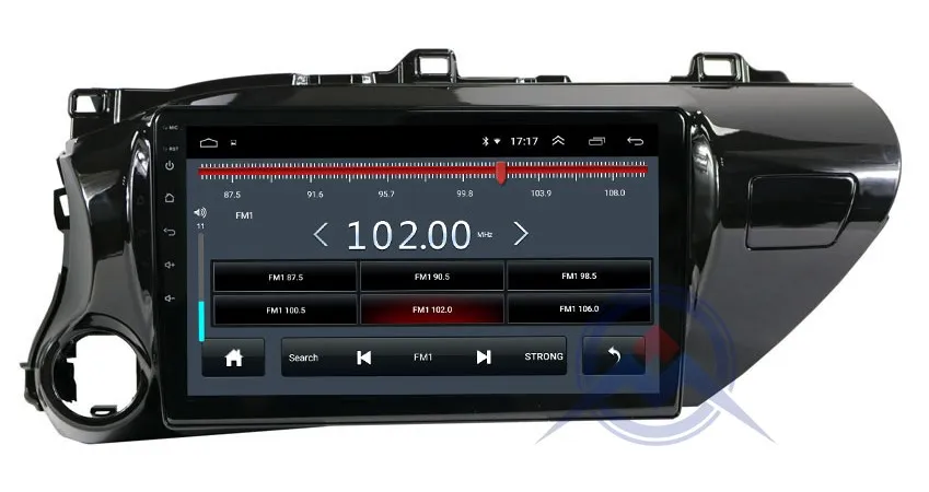 Discount ZOHANAVI 10.1 inch Android Car radio for TOYOTA Hilux 2017 2018 Car DVD GPS Navigation Video Radio Multimedia Stereo player 17