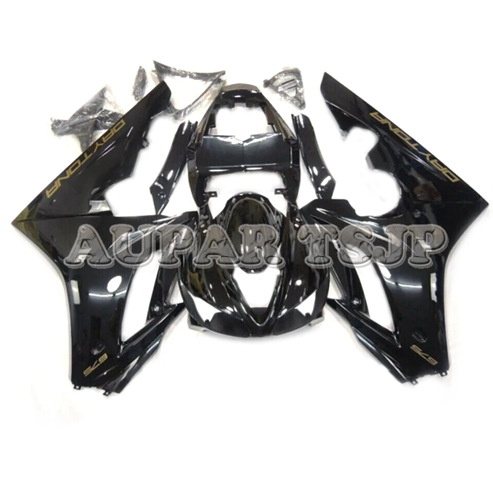 Черные золотые наклейки для мотоциклов Cowlings Обтекатели Triumph Daytona 675 2009 2010 2011 2012 ABS