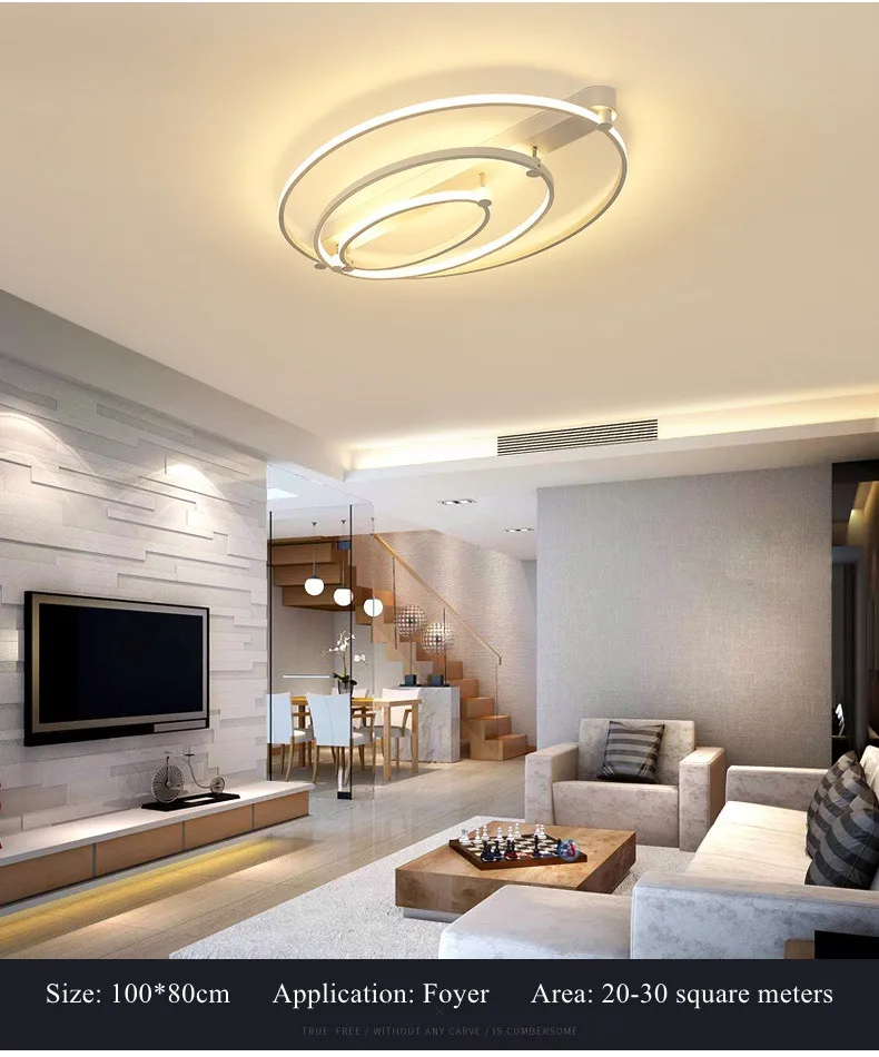 led ceiling light modern lamp living room lighting fixtures 6