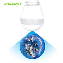 Ip Wi-Fi мини-камера видеонаблюдения для дома с функцией светодиодный беспроводной камеры 360 градусов