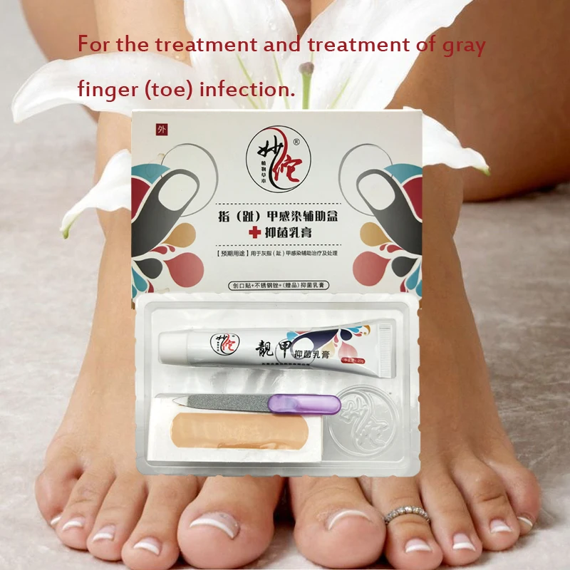 Лечения грибок ногтей/онихомикоз паранихия/анти грибковые инфекции ногтей хороший результат Китайский травяной носком лечения Ногтей
