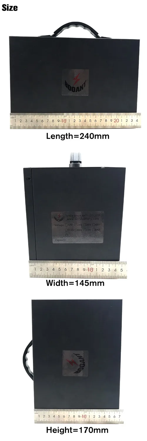 Flash Deal Powerful 1000W 20Ah 48V rechargeable lithium battery 13S 48V ebike battery for Samsung 30B 18650 with Iron Box with 5A Charger 5