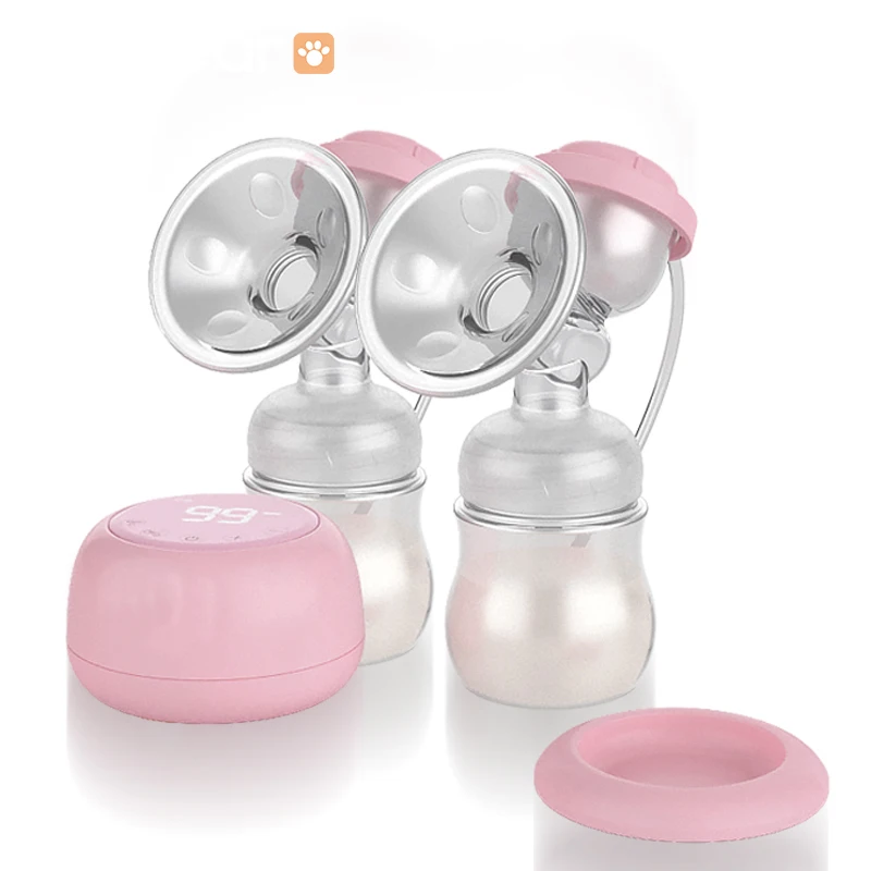 Cmbear двойной Электрический молокоотсос с молочные бутылки соски всасывания USB Ребенка увеличение груди насос с массажем грудного вскармливания