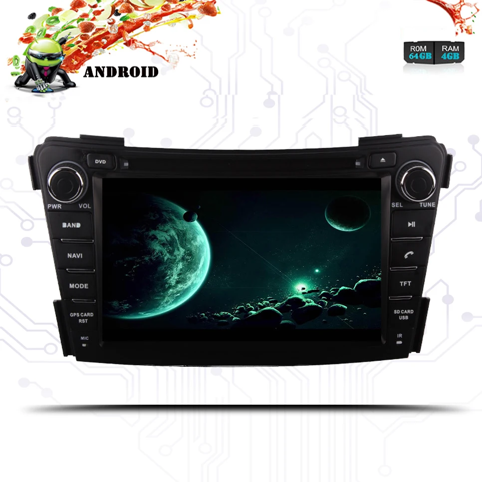 Android 9 0 ОЗУ 4 Гб ПЗУ 64 ГБ Автомобильный dvd GPS для HYUNDAI I40 2011 2012 2013 2014 радио gps wifi dvr