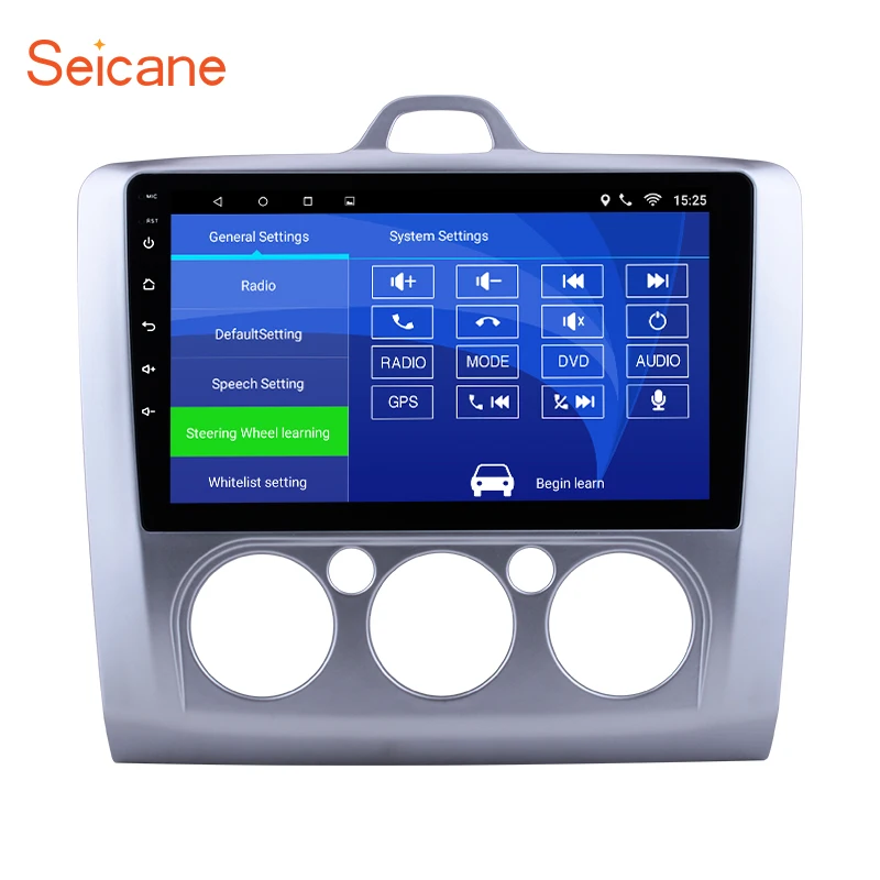 

Seicane Android 6.0/7.1/8.1 9" Car Radio GPS Player For ford focus EXI MT 2 3 Mk2/Mk3 2004 2005 2006 2007 2008 2009- 2011 2Din
