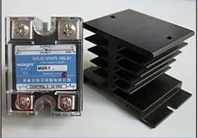 

Solid State Relay SSR 24-480V AC, 40A + Heat Sink