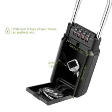 ASDS/Комбинации замок Коробка для хранения ключей коробка 4-разрядный Комбинации замок Водонепроницаемый