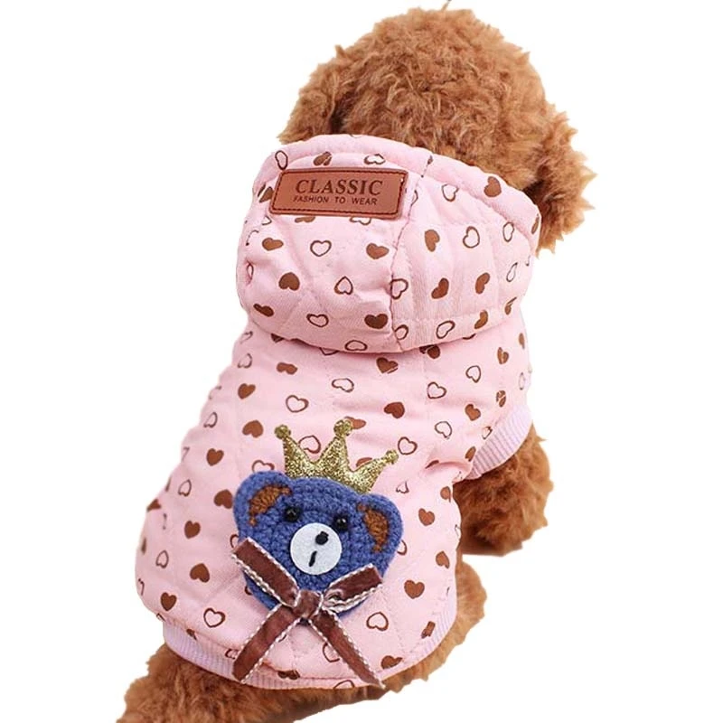 Rabbit Design Pet Clothes Winter Cat Dog Clothes Cute Pet Clothing For Dog Cat H