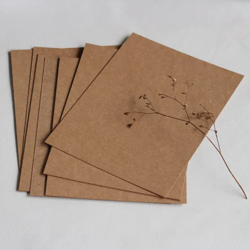 Vintage High Quality 5PCS Blank Greeting Card Kraft Paper Message Card Craft Vintage High Quality 5PCS Blank Greeting Card Kraft Paper Message Card Craft