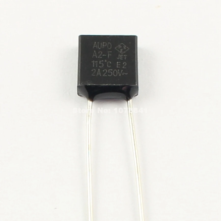 

100 Pcs Per Lot Aupo Thermal Fuse TF 115 Degree 250V 2A A2-F