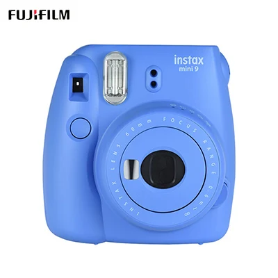 Фотокамера моментальной печати Fujifilm Instax Mini 9+ 50 листов белая пленка Fujifilm Instax Mini для камеры Fuji Fujifilm Instax Mini 9 - Цвет: Sea Blue
