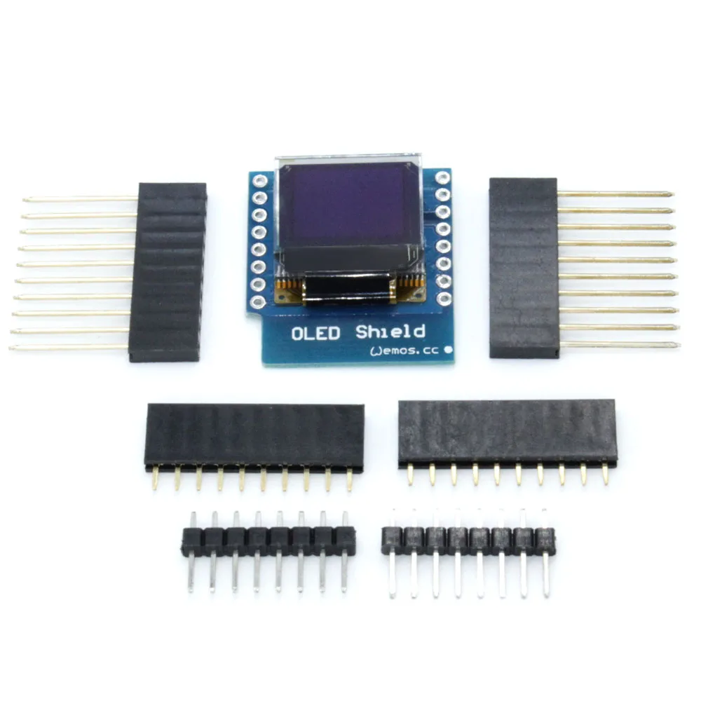 5 шт./лот 0 66 дюймов OLED I2C Shield D1 Mini 64X48 IIC для arduino DIY KIT | Электроника