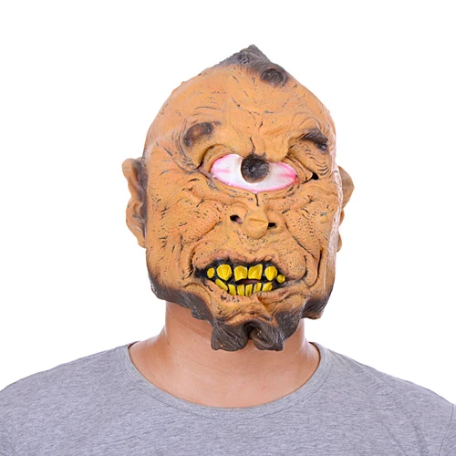 

Halloween Mask Vendetta Party Mask masquerade soft latex mask with one-eye terrorist mask