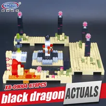 Xingbao 09004 678Pcs Blocks Life Series The Black Dragon Set Children Educational Building Blocks Bricks Boy Toys Model Gifts