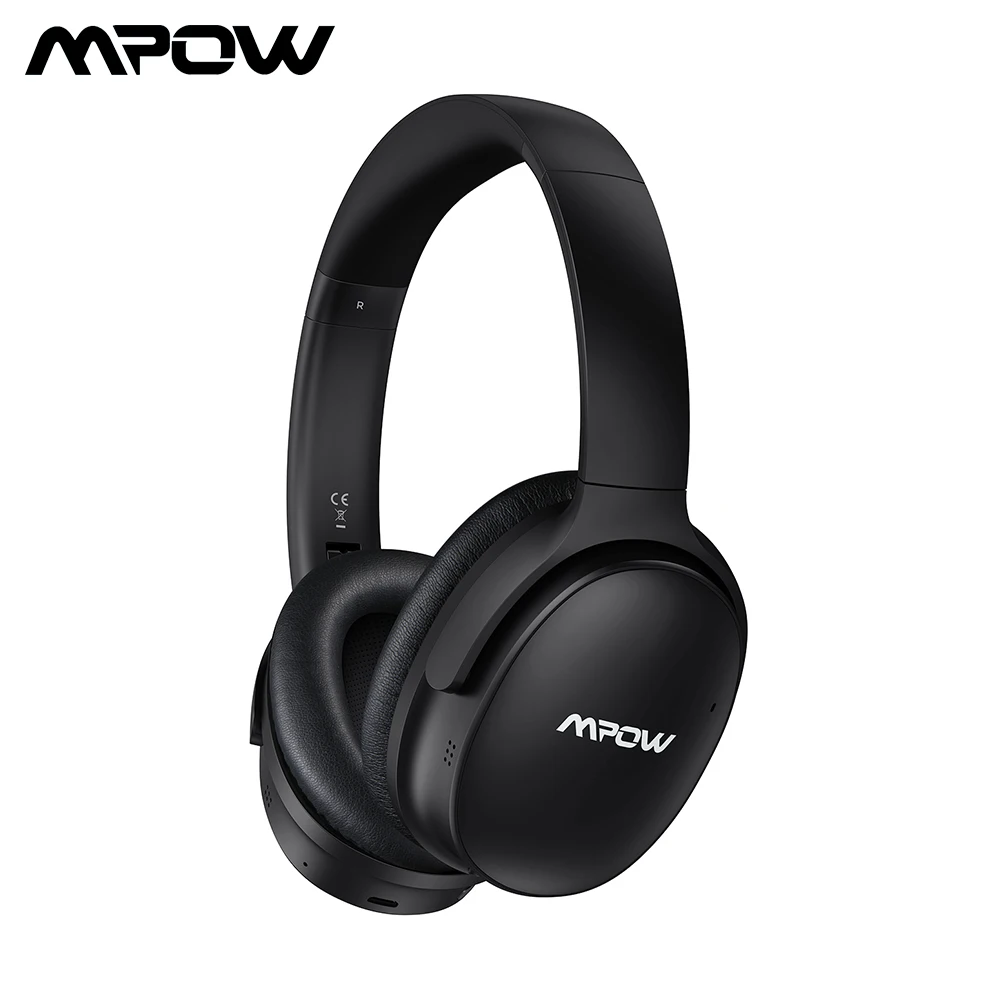 

Mpow H10 ANC Wireless Headphones Bluetooth Noise Canceling Headset Hifi Stereo Sound Dual Mic With 30H Playtime For Phone PK H5