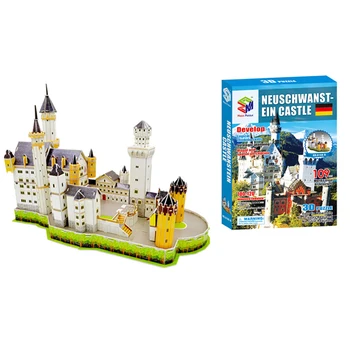 

3D Puzzles New Swan Stone Castle Builing Model Toys Educational Toy for Kids 3D Dimensional Jigsaw Puzzle Toys for Christmas