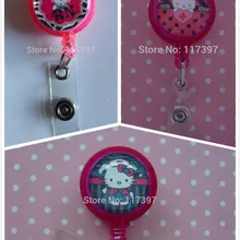 Рисунок «Hello Kitty» выдвижной держатель удостоверения личности 10 шт./лот