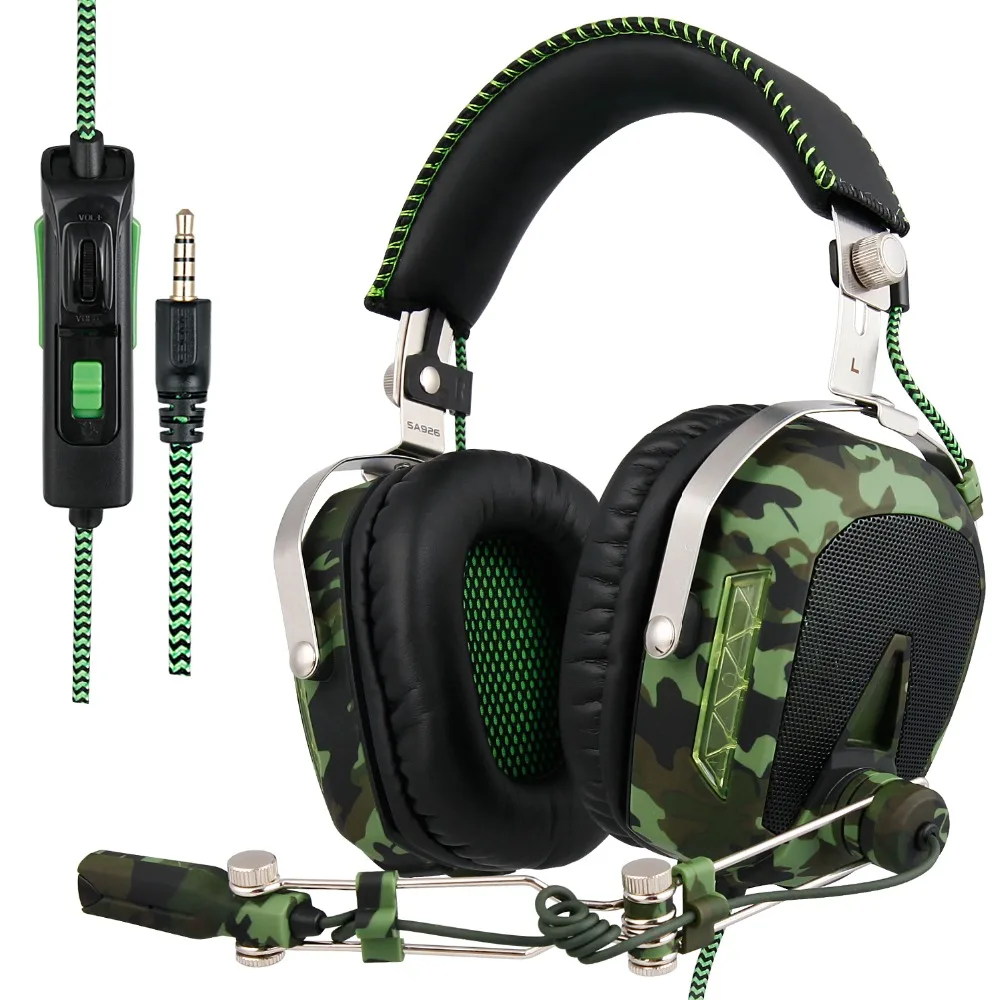 

SADES SA926T PS4 Game Headset 3.5mm Wired Gaming Headphones With Microphone for Computer new Xbox One Mobile Phone Mac Laptop