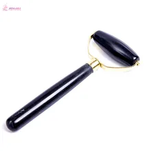 HIMABM Natural Black Stone Needle Jade Roller Facial Beauty Face Thin Massager Therapy Chinese Physiotherapy Face Lift HIMABM Natural Black Stone Needle Jade Roller Facial Beauty Face Thin Massager Therapy Chinese Physiotherapy Face Lift