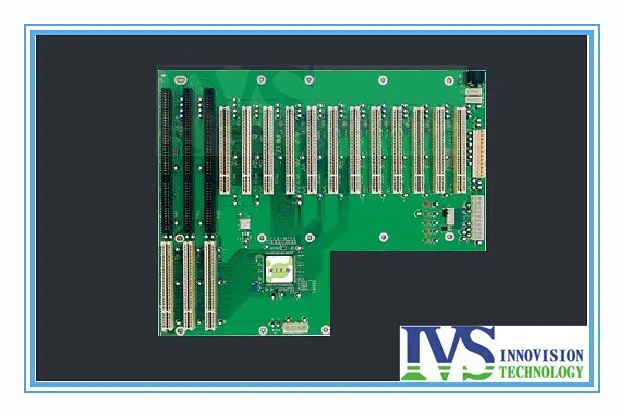 15 слот PICMG PCI/ISA объединительная панель с вышивкой закрытых стежков/промышленная объединительная панель/пассивный объединительная панель/