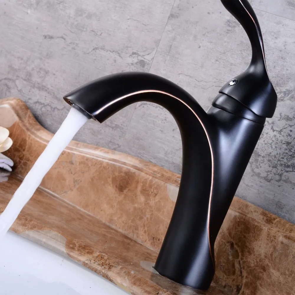 New bathroom Basin Faucet Chrome Faucet Brush Nickel Sink Mixer Tap Vanity Hot Cold Water Bathroom Faucets Torneiras DOODII4