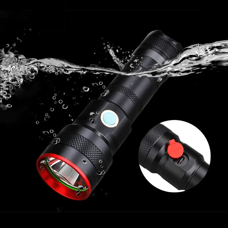 

ZPAA USB Flashlight CREE XML T6 LED 26650 flashlight LED flashlight ,torch,lantern,self defense,camping light, lamp