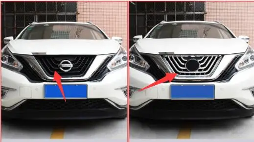 15-18for  MURANO  electroplating middle net decorative frame front face decoration bar modification