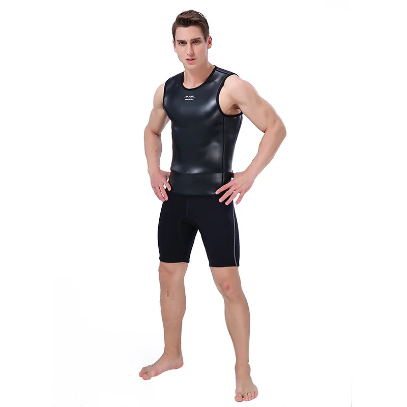 

SLINX 2mm Neoprene Diving Shorts Vest Wetsuit Sleeveless Swimsuit Men Women Surfing Boating Snorkeling Waterskiing Trunks