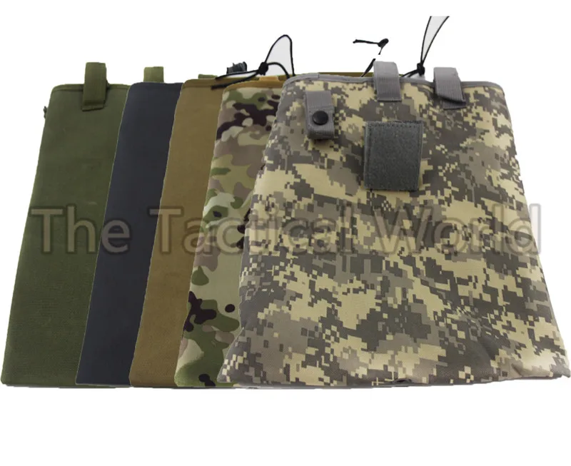 

Tactical Airsoft Molle DUMP Drop Pouch Military Magazine Mag Tool Bag Recovery Black Green Tan Pouch Hunting Outdoor Accessories