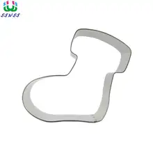 Гигантские снежные сапоги в форме торта, печенья, печенья, формы для выпечки, нержавеющая сталь, украшения торта, инструменты для торта, прямые продажи