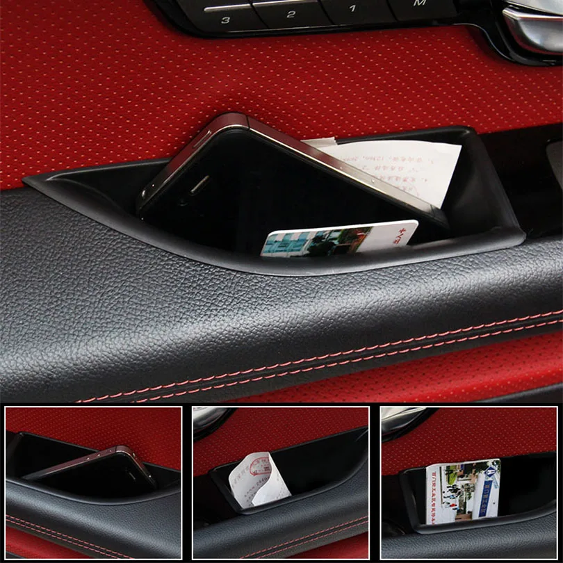 Car organizer for Jaguar XJ XJL Door Handle Armrest Storage Box