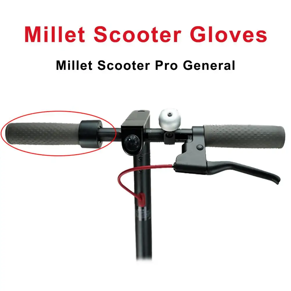 2PCS Scooter Silicone Handlebar Grips Anti-skid Soft Rubber Bar Grips for Xiaomi Scooter M365 Accessories