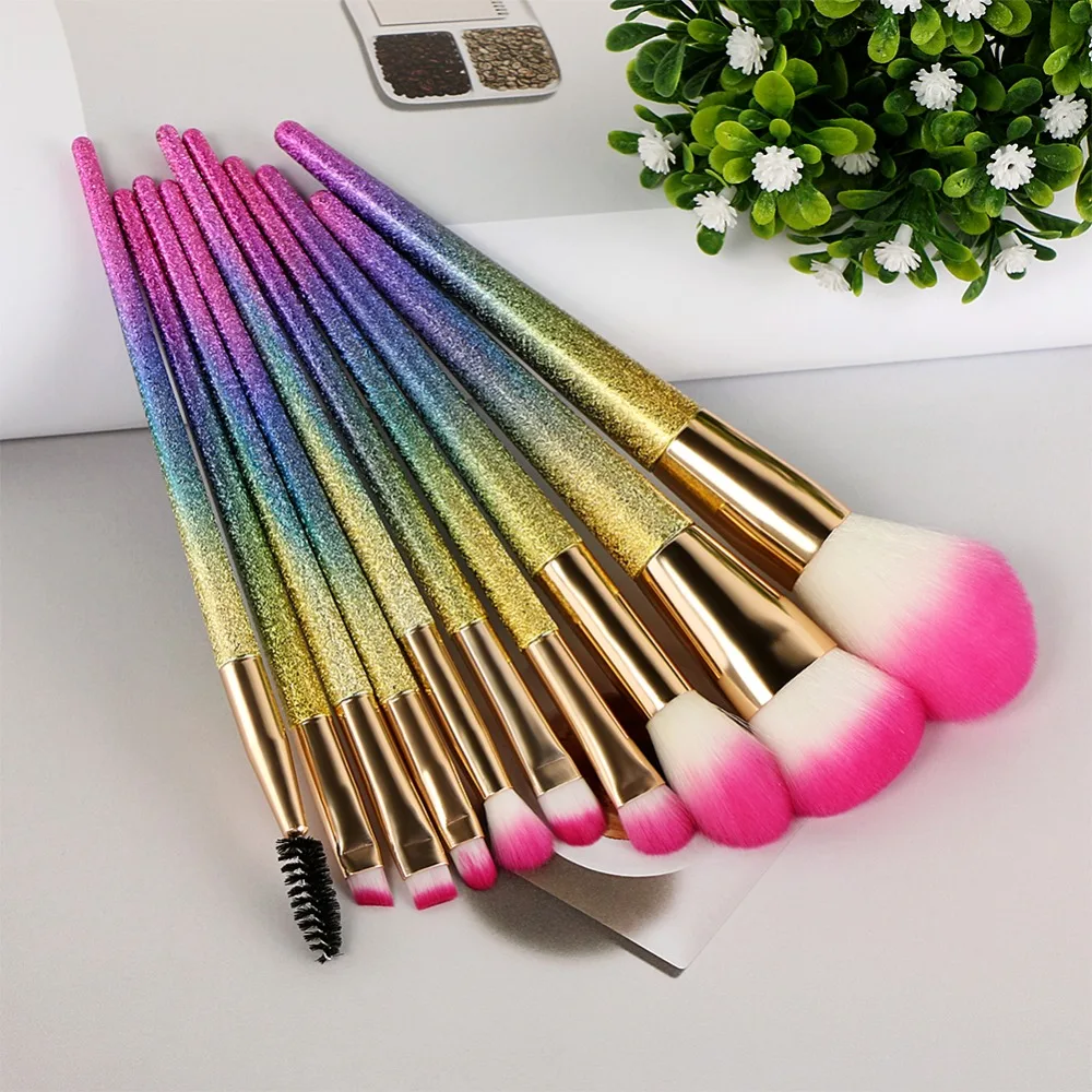 

Professional Makeup Brushes 10pcs make up Fantasy Set Foundation Powder Eyeshadow Kits contour brush Cosmetic Tool set