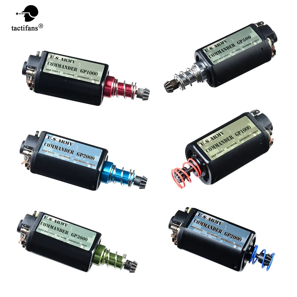 

COMMANDER Hunting Army Accessories AEG Motor GP 500/1000/2000/3000 High Torque/Speed Long/Short Axis for Airsoft