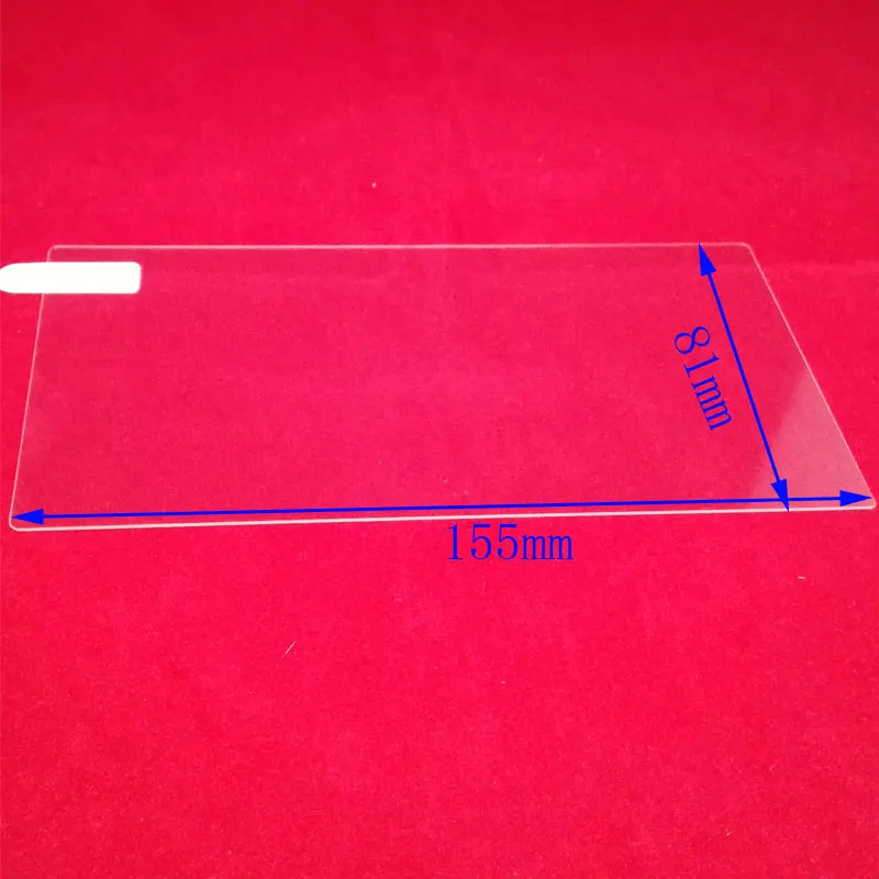 153x85 мм/152x91 мм Универсальное закаленное Стекло экранный протектор для 7 дюймов планшет автомобильный DVD gps можно крепить любые приспособления: PDA MP4 видео с уровнем твердости 9H закаленное Стекло