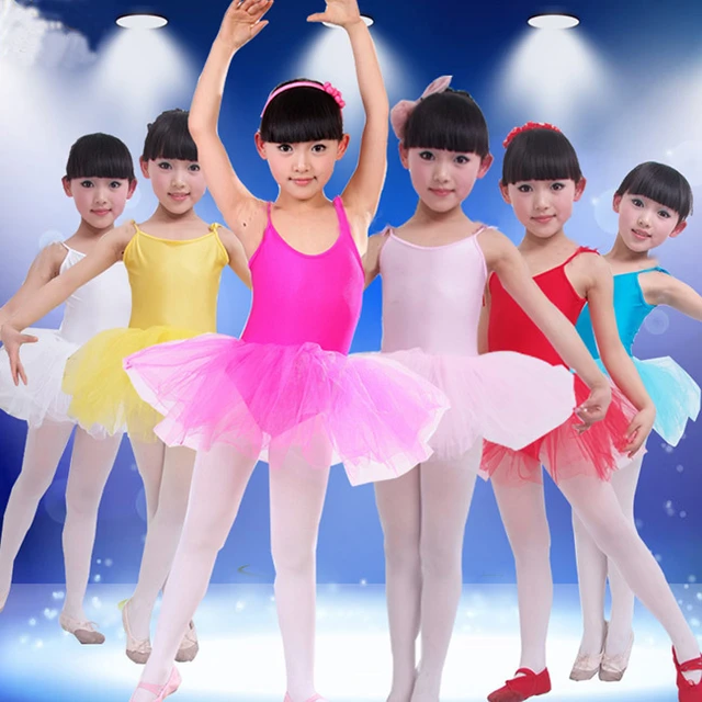 Vestido de Ballet para niña, Ropa de baile para niña, disfraces de Ballet para niña, leotardo de baile niña, Ropa de baile 6 colores - AliExpress