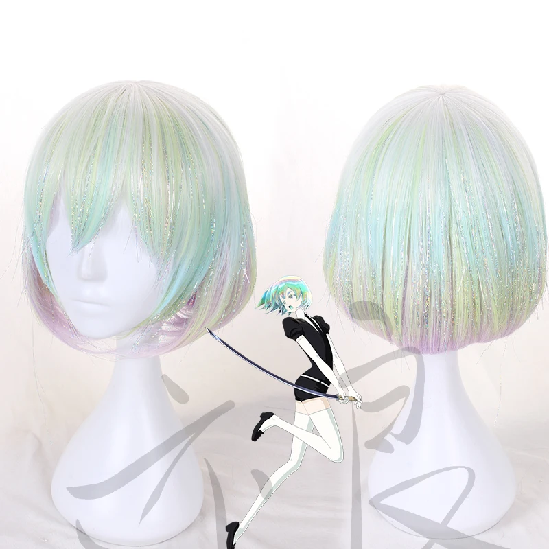 

Anime Houseki no Kuni Cosplay Wig Diamond Land of the Lustrous Country of Jewels Synthetic Hair for Adult