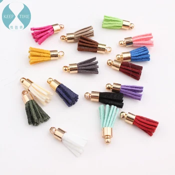 

Ritoule Small South Korea velvet fringe short ears handmade jewelry material DIY Keychain hanging pendant mobile phone bag