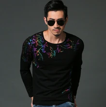 2017 Long Sleeve Anime 3D Full Print Fashion Men T-shirt Cotton O-neck Man Tees Summer T Shirt Casual Funny Personalized